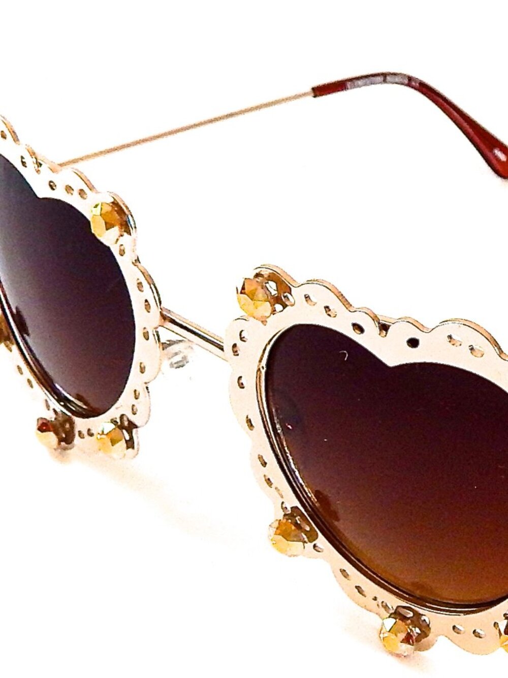 GASOLINE GLAMOUR LOVELACE SUNSHINE HEART GLASSES 💗💗💗